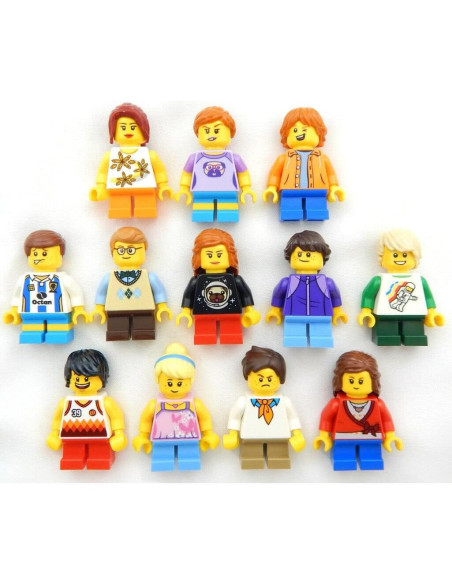 5 Minifiguras Aleatorias LEGO Booster Bricks para Niños 5 Minifiguras Aleatorias LEGO Booster Bricks para Niños