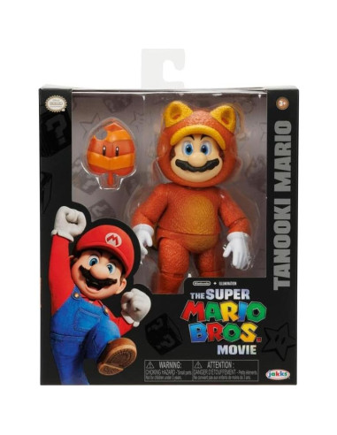 Figura de Acción Mario Tanooki 16 cm - La Película Super Mario