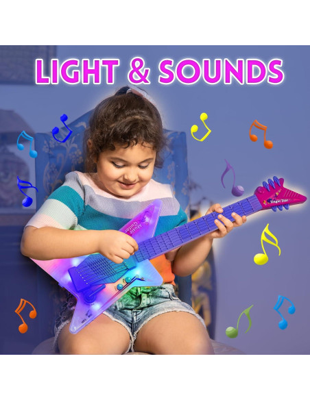 Juego de Guitarra y Micrófono Milk Frog para Niños Juego de Guitarra y Micrófono Milk Frog para Niños