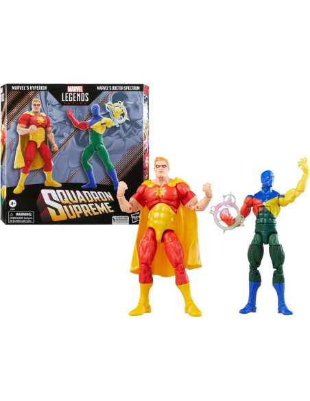 Figuras de acción Marvel Hyperion y Doctor Spectrum 15 cm Figuras de acción Marvel Hyperion y Doctor Spectrum 15 cm