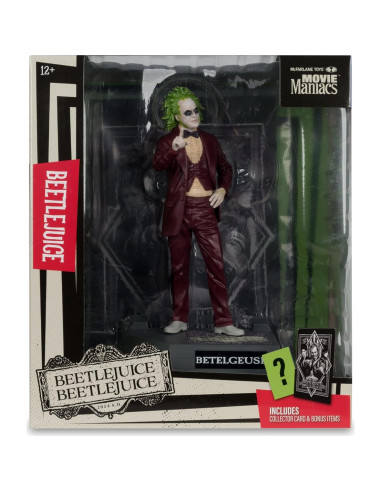 Figura Beetlejuice 15.24 cm McFarlane Toys 2024 Detallada