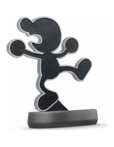Amiibo Mr. Game & Watch Nintendo Super Smash Bros. Negro