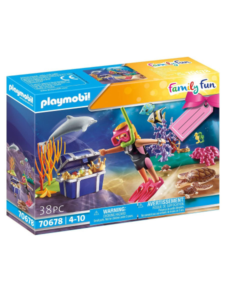 Juego de Buceo de Tesoro PLAYMOBIL 70678 con Accesorios Juego de Buceo de Tesoro PLAYMOBIL 70678 con Accesorios