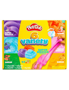 Play-Doh 6 Compuestos Aromatizados - Super Stretch y más