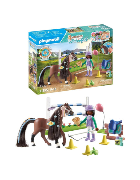 Caballos de Waterfall PLAYMOBIL 71355 - Set de Salto Ecuestre Caballos de Waterfall PLAYMOBIL 71355 - Set de Salto Ecuestre