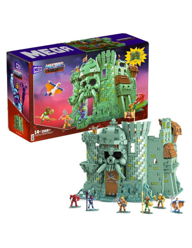 Set de Construcción Castillo Grayskull Mega 3508 Piezas