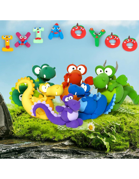 Arcilla Secada al Aire Ixiaoyoo 30 Colores para Niños Arcilla Secada al Aire Ixiaoyoo 30 Colores para Niños