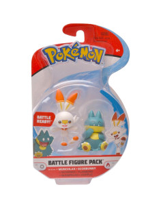 Figuras de Acción Pokémon Munchlax y Scorbunny 5 cm 2