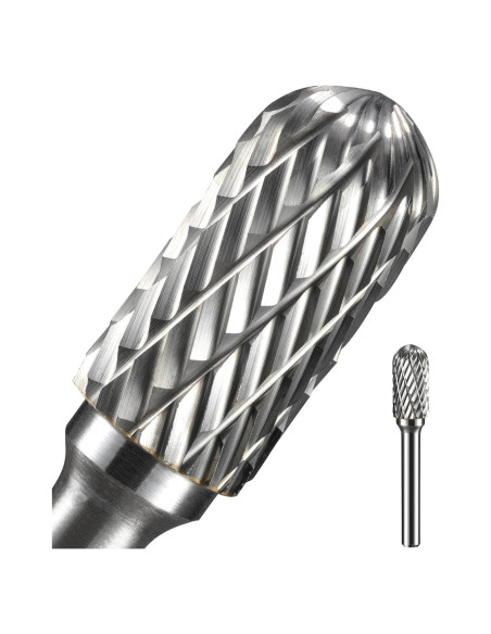 Fresa de Carburo Sworker 1/4" Cilindro Punta Redonda Fresa de Carburo Sworker 1/4" Cilindro Punta Redonda