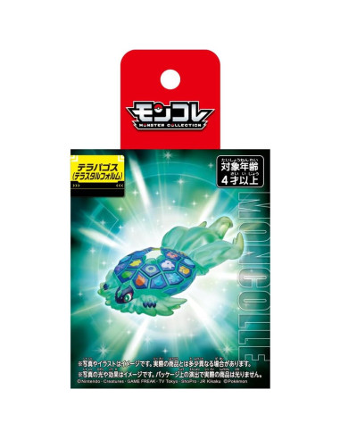 Figura Pokémon Terapagos Terastal Moncolle 8 cm TAKARA TOMY