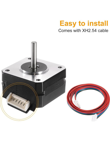 Motor Paso Nema 17 MECCANIXITY 42x42x23mm 1A 4.5V 0.1N.M Motor Paso Nema 17 MECCANIXITY 42x42x23mm 1A 4.5V 0.1N.M