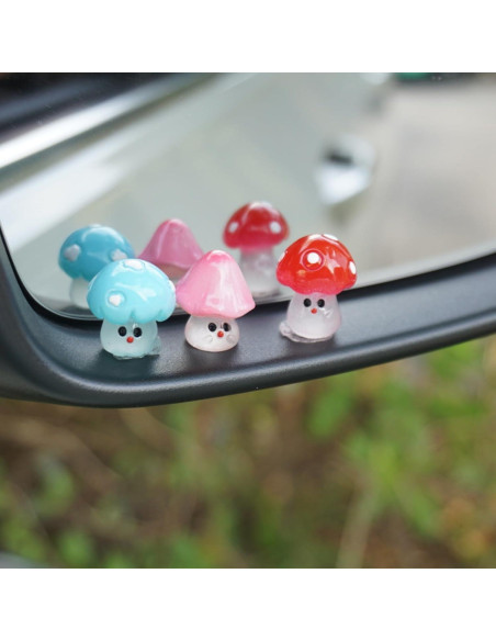 Adornos Luminiscentes SuperKaKa para Espejo Retrovisor - Set 6 Piezas Adornos Luminiscentes SuperKaKa para Espejo Retrovisor - Set 6 Piezas