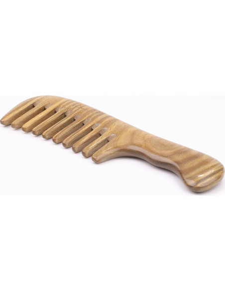 Peine de Sándalo Breezelike 18 cm Dientes Anchos Sin Frizz Peine de Sándalo Breezelike 18 cm Dientes Anchos Sin Frizz