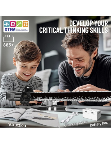 Set de Construcción Sable de Luz Mould King 885 Piezas