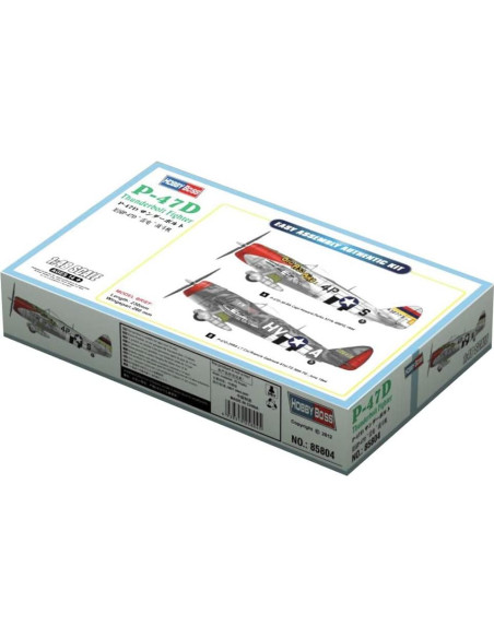 Kit de Construcción de Modelo Avión P-47D Thunderbolt Hobby Boss 1/48 Kit de Construcción de Modelo Avión P-47D Thunderbolt Hobby Boss 1/48