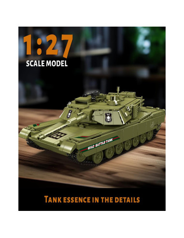 Mould King 20033 Tanque Militar Control Remoto 1168 Piezas
