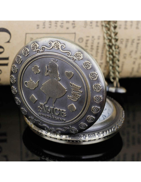 Reloj de bolsillo Tiong de cuarzo con diseño Nostalgia Reloj de bolsillo Tiong de cuarzo con diseño Nostalgia