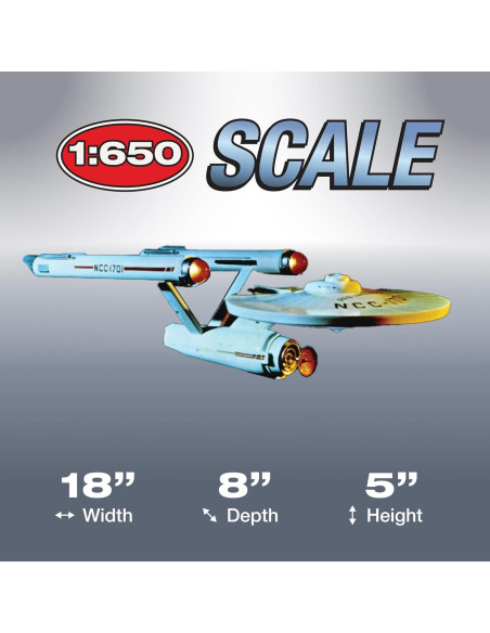 Kit de Modelo AMT U.S.S. Enterprise 1:650 Clásico Kit de Modelo AMT U.S.S. Enterprise 1:650 Clásico