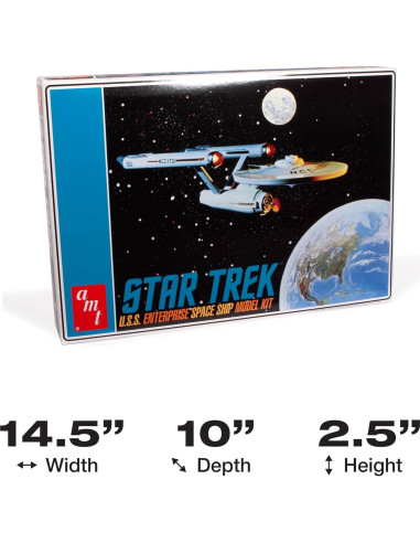 Kit de Modelo AMT U.S.S. Enterprise 1:650 Clásico
