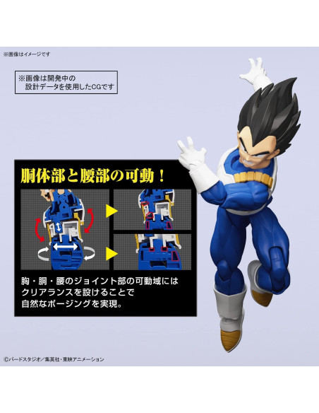 Bandai Hobby - Dragon Ball Z - Vegeta Kit Modelo 19x30x8cm Bandai Hobby - Dragon Ball Z - Vegeta Kit Modelo 19x30x8cm