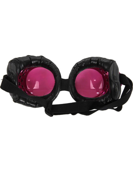 Gafas de piloto Elope rosas y negras con correa ajustable Gafas de piloto Elope rosas y negras con correa ajustable