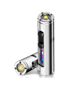 Linterna Mini Taclite Koconh Gris 300 Lúmenes USB-C