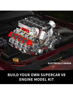 Kit de Motor V8 Mould King 10130 - 2718 Piezas STEM 2