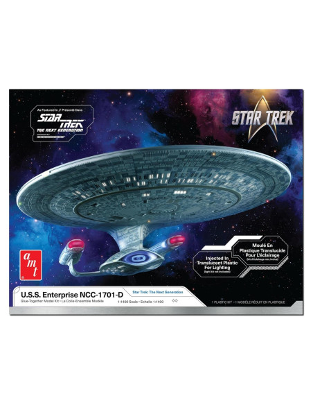 Kit de Modelo AMT Star Trek U.S.S. Enterprise 1:1400 Kit de Modelo AMT Star Trek U.S.S. Enterprise 1:1400