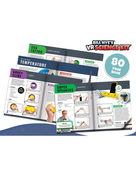 Kit de Ciencia VR Bill Nye - 50 Piezas para Niños 8-12 Años Kit de Ciencia VR Bill Nye - 50 Piezas para Niños 8-12 Años
