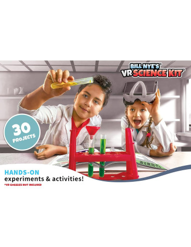 Kit de Ciencia VR Bill Nye - 50 Piezas para Niños 8-12 Años