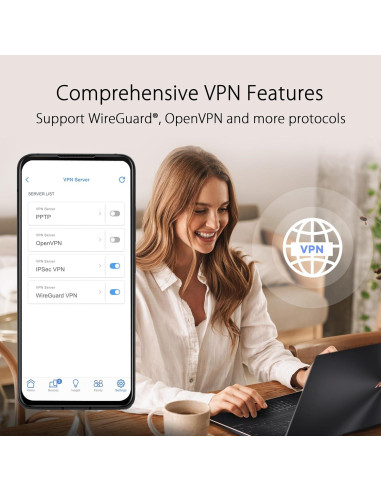 ASUS ZenWiFi XT9 AX7800 Tri-Banda WiFi 6 Mesh 265 m