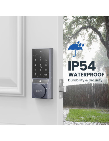 Cerradura Inteligente Devo G4 Bluetooth IP54 4 en 1