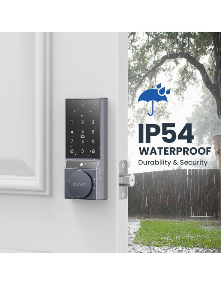 Cerradura Inteligente Devo G4 Bluetooth IP54 4 en 1 Cerradura Inteligente Devo G4 Bluetooth IP54 4 en 1