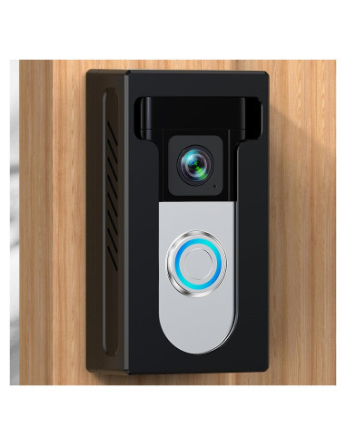 Soporte adhesivo para timbre de video QIBOX compatible con Ring y Blink