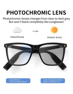 Gafas inteligentes AIRMARS fotocromáticas Bluetooth 5.4 2