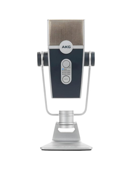 Micrófono USB C AKG Lyra Ultra-HD para PC y Mac - Azul y Plata Micrófono USB C AKG Lyra Ultra-HD para PC y Mac - Azul y Plata