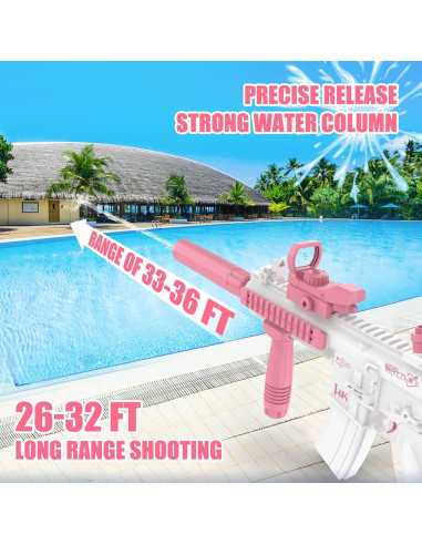 Pistola de Agua Eléctrica Dolanus CY012 para Niños y Adultos - Alcance 9.75m