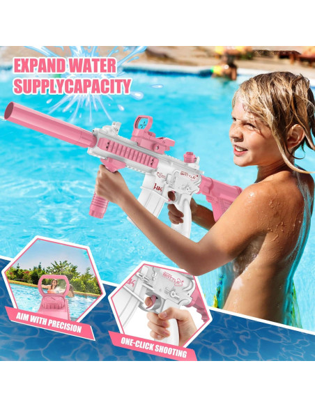 Pistola de Agua Eléctrica Dolanus CY012 para Niños y Adultos - Alcance 9.75m Pistola de Agua Eléctrica Dolanus CY012 para Niños y Adultos - Alcance 9.75m