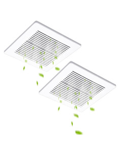 Cubierta de Ventilador de Extractor Baño Baquler 28x28 cm - 2 Pcs