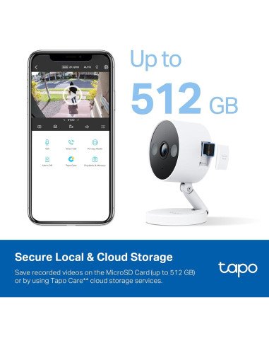 Cámara de Seguridad TP-Link Tapo C120 2K QHD Interior/Exterior