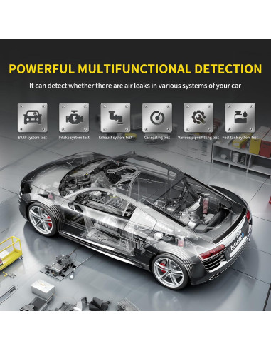 Detector de Fugas de Humo Kuntech 12V DC para Automóviles