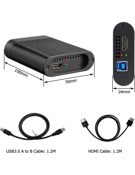 Tarjeta Captura Video 4K HDMI SDTNOVA VC-H4K30 USB 3.0 Tarjeta Captura Video 4K HDMI SDTNOVA VC-H4K30 USB 3.0