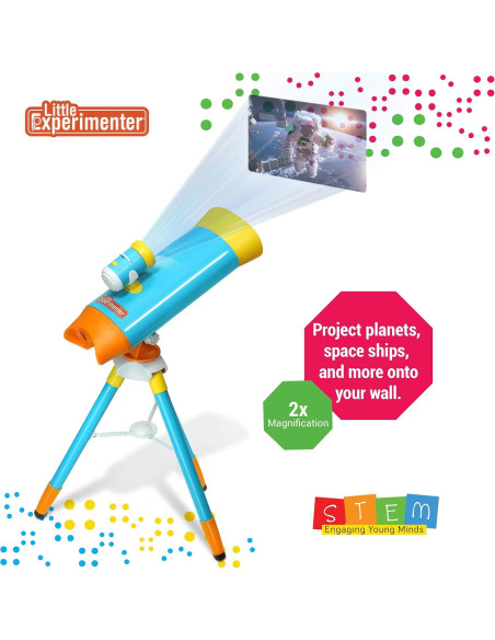 Telescopio Proyector Infantil Little Experimenter 2x Aumento Telescopio Proyector Infantil Little Experimenter 2x Aumento