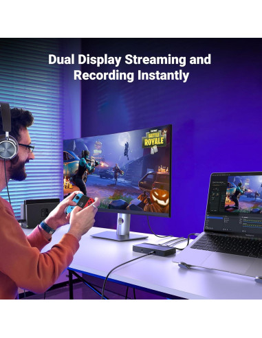 Tarjeta de Captura de Video UGREEN 4K HDMI USB-C 1080P 60FPS