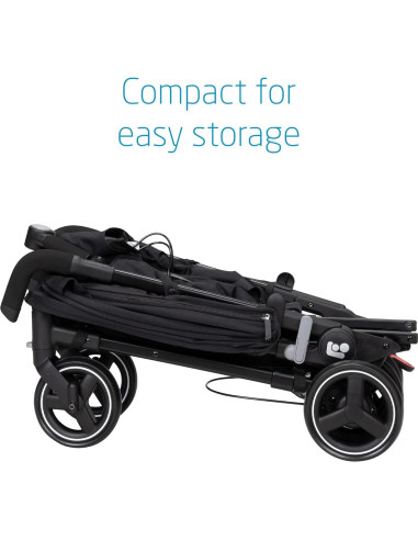 Cochecito Compacto Maxi-Cosi Mara XT Acolchado Negro