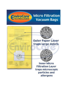 Bolsas de Aspiradora EnviroCare Tipo C/Q para Kenmore y Panasonic - 9 Unidades 2