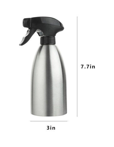 Botella pulverizadora de aceite BIGWE 500ml acero inoxidable