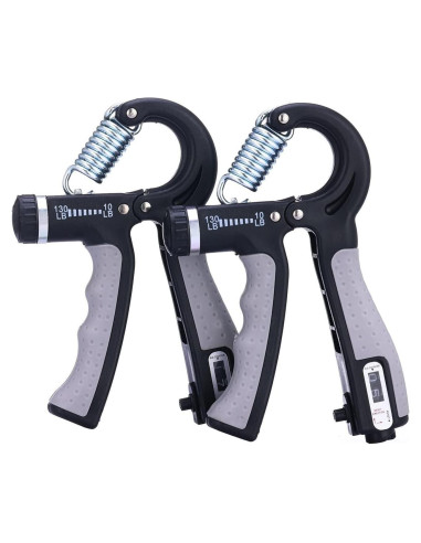 Fortalecedor de Mano AIKESIWAY 2 Paquetes Resistencia 5-60 Kg