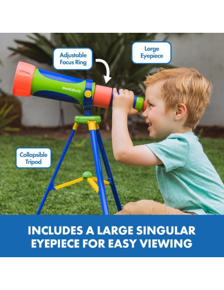 Telescopio GeoSafari Jr. para Niños 12.5x - STEM 4 a 8 Años Telescopio GeoSafari Jr. para Niños 12.5x - STEM 4 a 8 Años