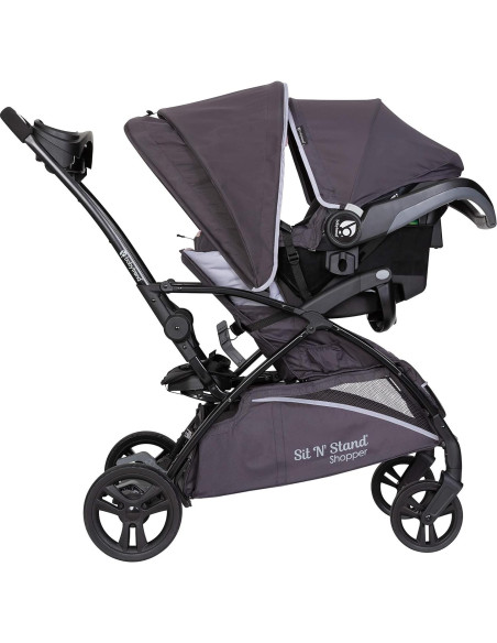 Carrito de Compras Baby Trend Sit N' Stand 5 en 1 Rosa Carrito de Compras Baby Trend Sit N' Stand 5 en 1 Rosa